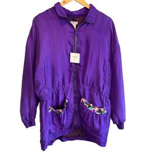 Robert Stock Limited Deadstock NWT Silk Tracksuit - size Small